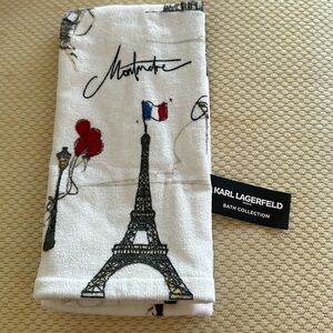 Karl Lagerfeld Paris Bath Collection hand towel, 100%cotton, New 🆕